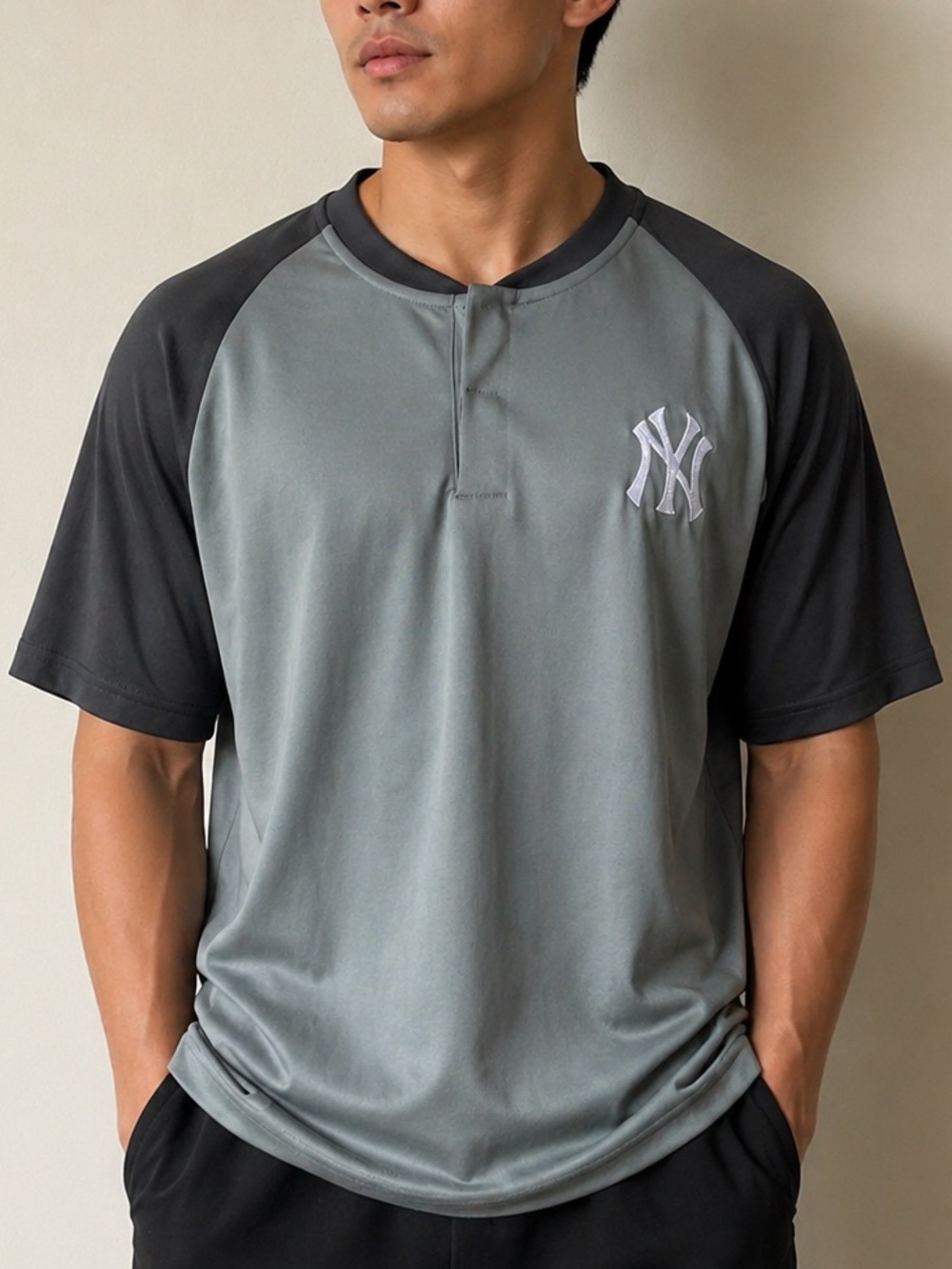 New York Yankees Levelwear Tracker Insignia Polo Short Sleeve Performance Shirt